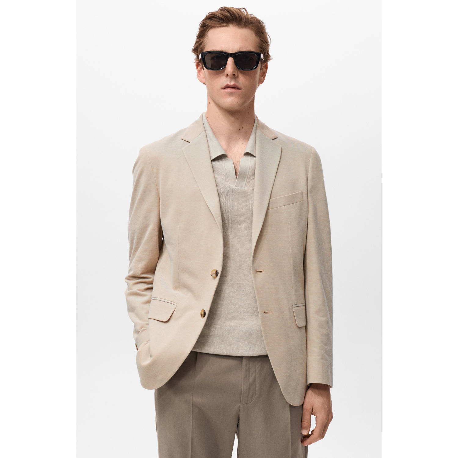 Mango Man colbert beige