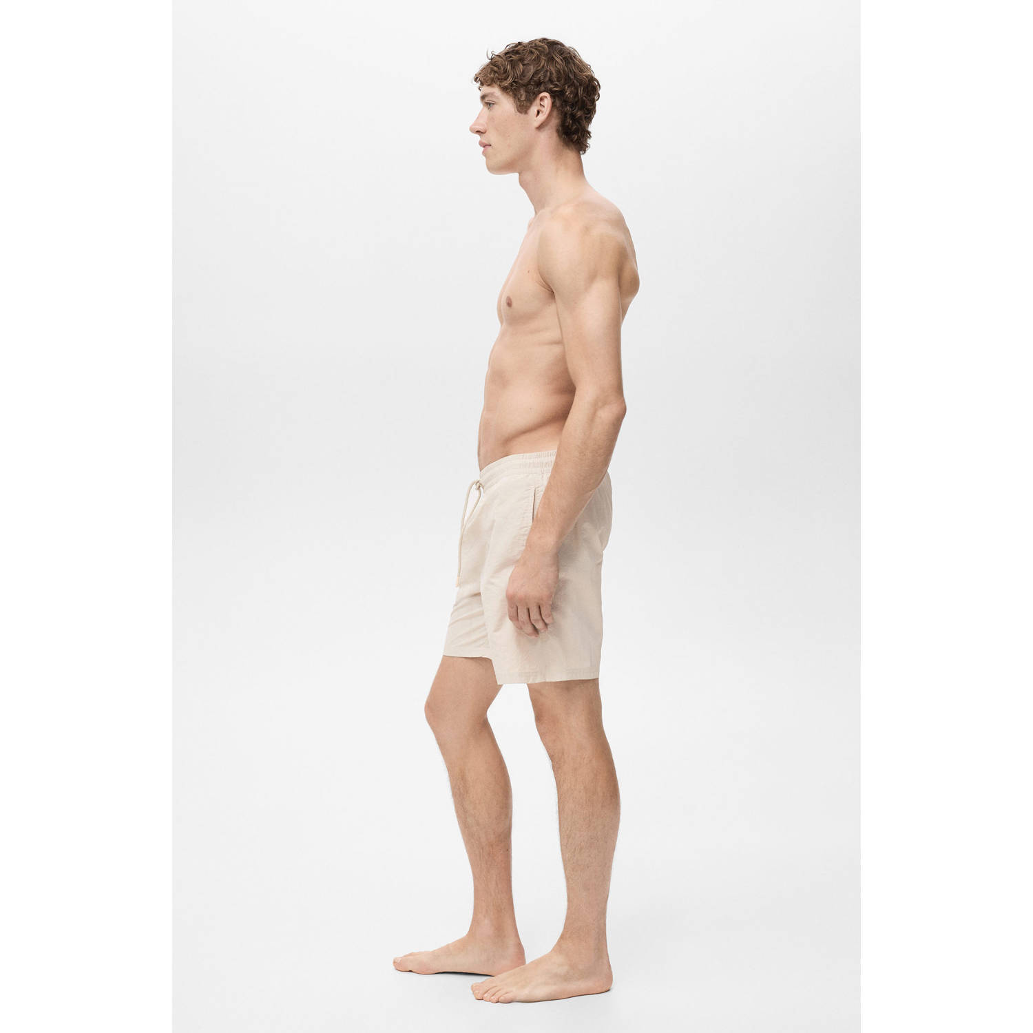 Mango Man zwemshort lichtbeige