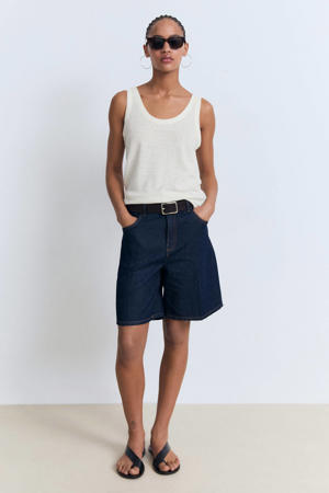 linnen top beige
