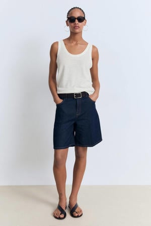 linnen top beige