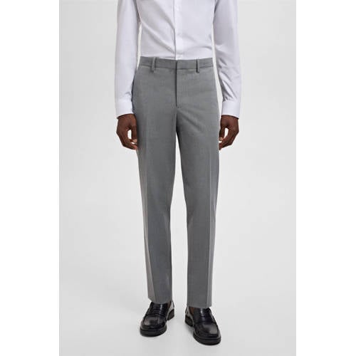 Mango Man super slim pantalon grijs afbeelding
