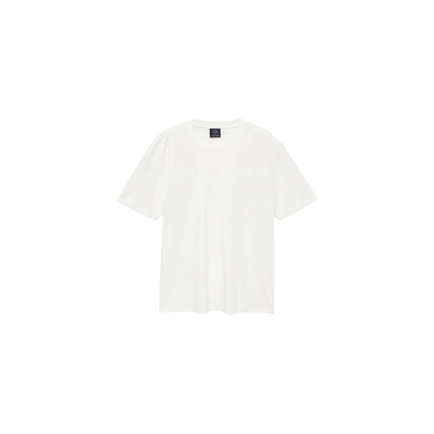 Mango Man regular T-shirt wit