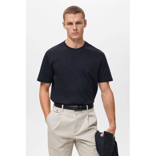 Mango Man regular T-shirt donkerblauw afbeelding