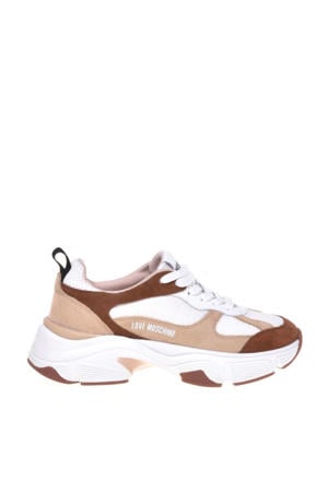 Stardust sneakers beige/wit/bruin