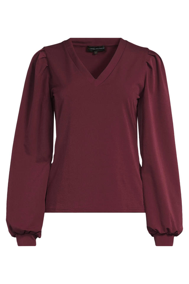 TQ-Amsterdam top donkerrood kopen? Morgen in huis wehkamp