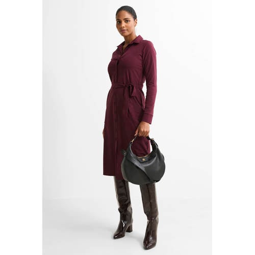 TQ-Amsterdam blousejurk donkerrood afbeelding