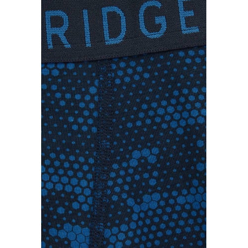 WE Fashion Blue Ridge boxershort - set van 3 donkerblauw afbeelding