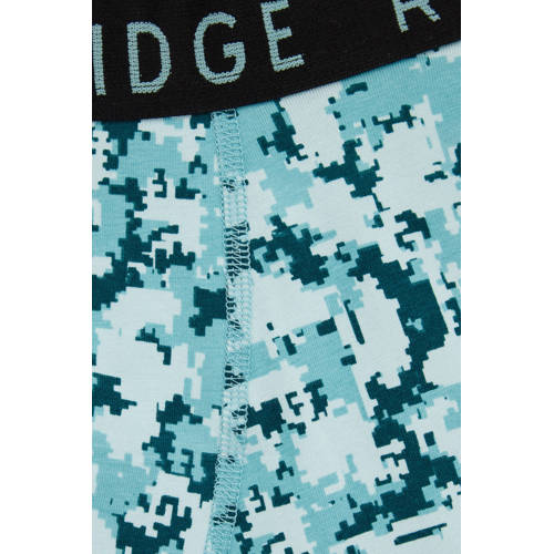 WE Fashion Blue Ridge boxershort - set van 3 blauw afbeelding