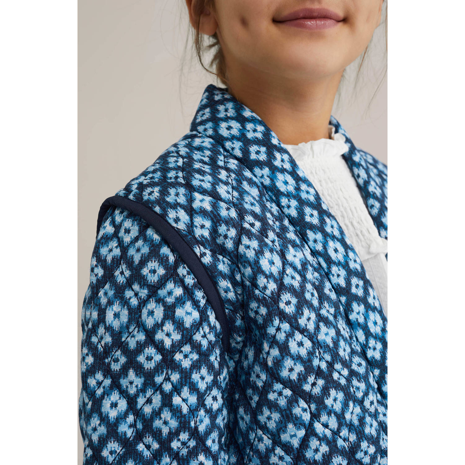 WE Fashion gewatteerde jas blauw