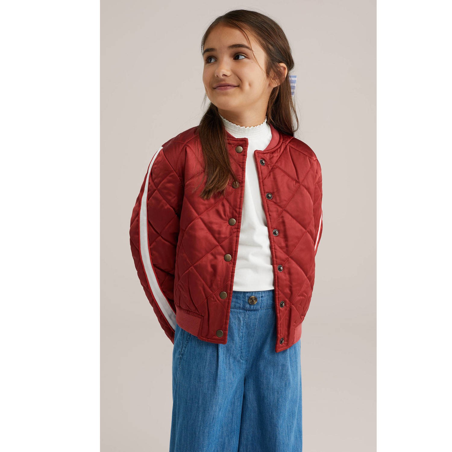 WE Fashion bomberjack rood