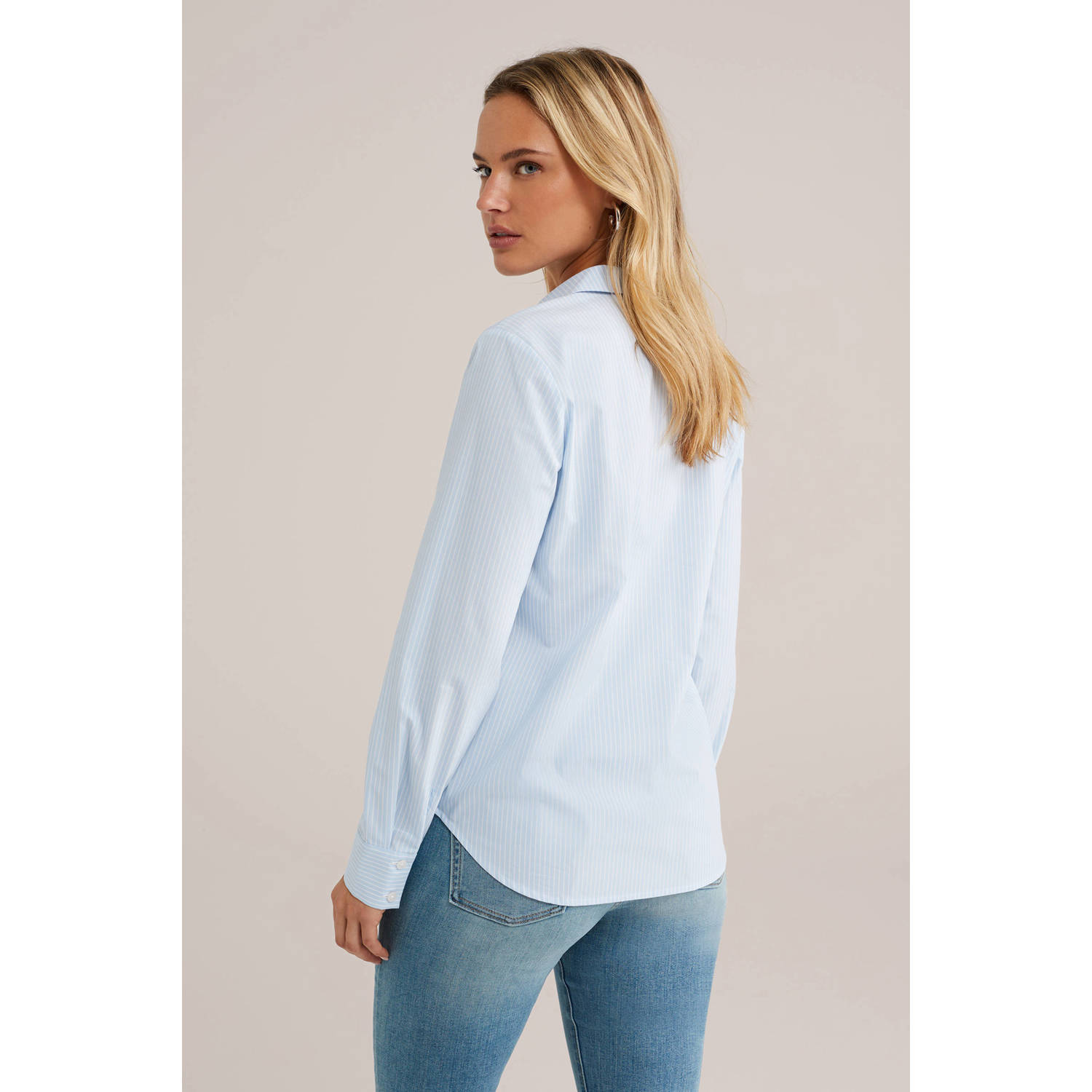 WE Fashion blouse lichtblauw