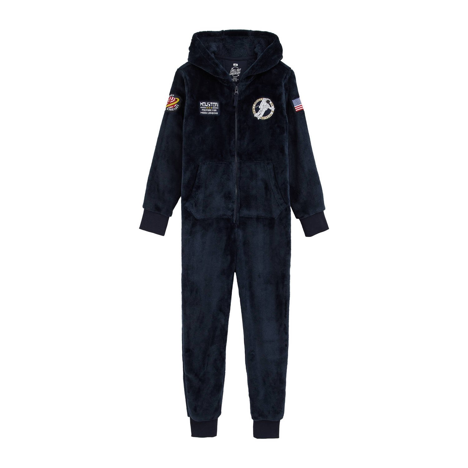 WE Fashion Onesie donkerblauw