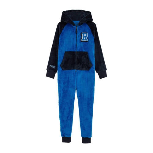 WE Fashion onesie varsity blauw/zwart afbeelding