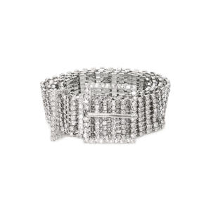 riem IABABETTE met strass zilverkleurig