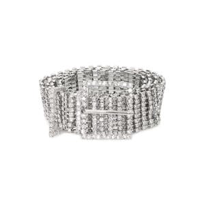riem IABABETTE met strass zilverkleurig