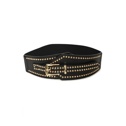ICHI tailleriem met studs zwart afbeelding