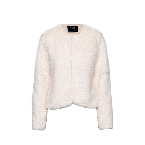 &Co Woman faux fur jas crème afbeelding