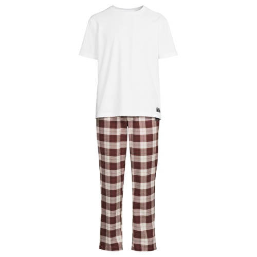 Björn Borg flanellen pyjama rood/wit afbeelding