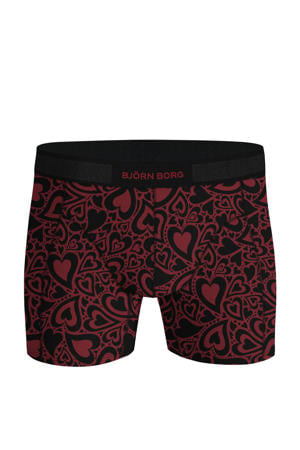 boxershort Valentijn zwart/rood