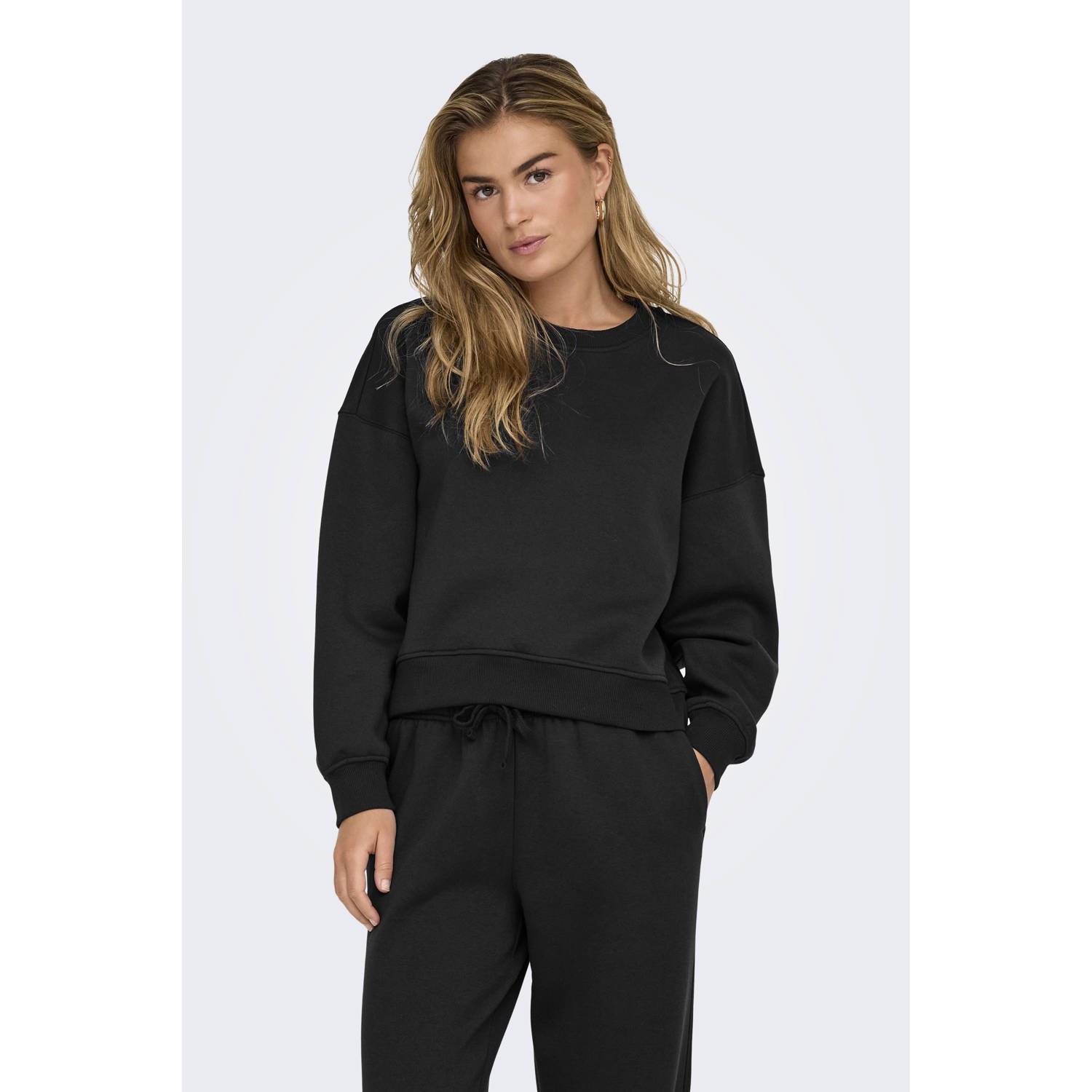 ONLY sweater ONLBEST zwart