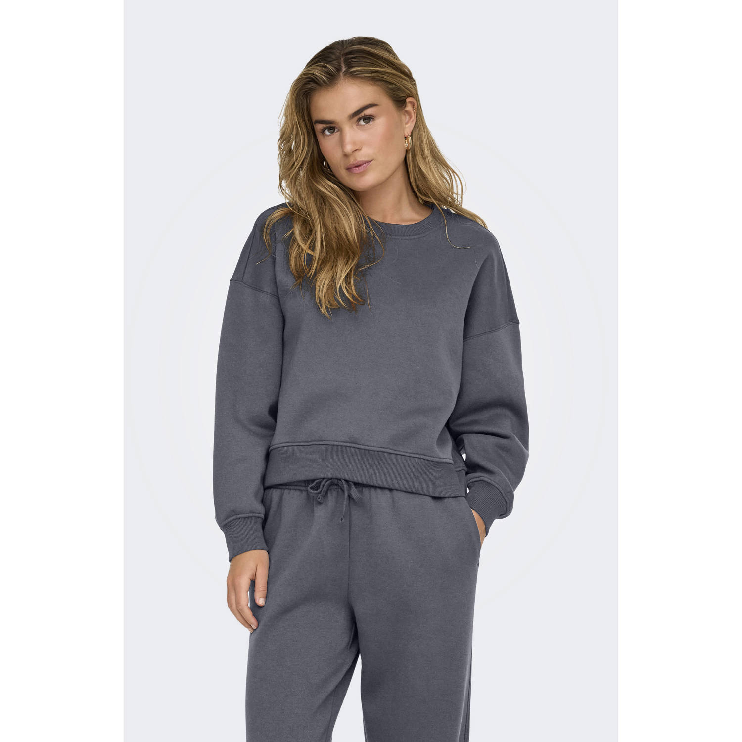 ONLY sweater ONLBEST donkerblauw