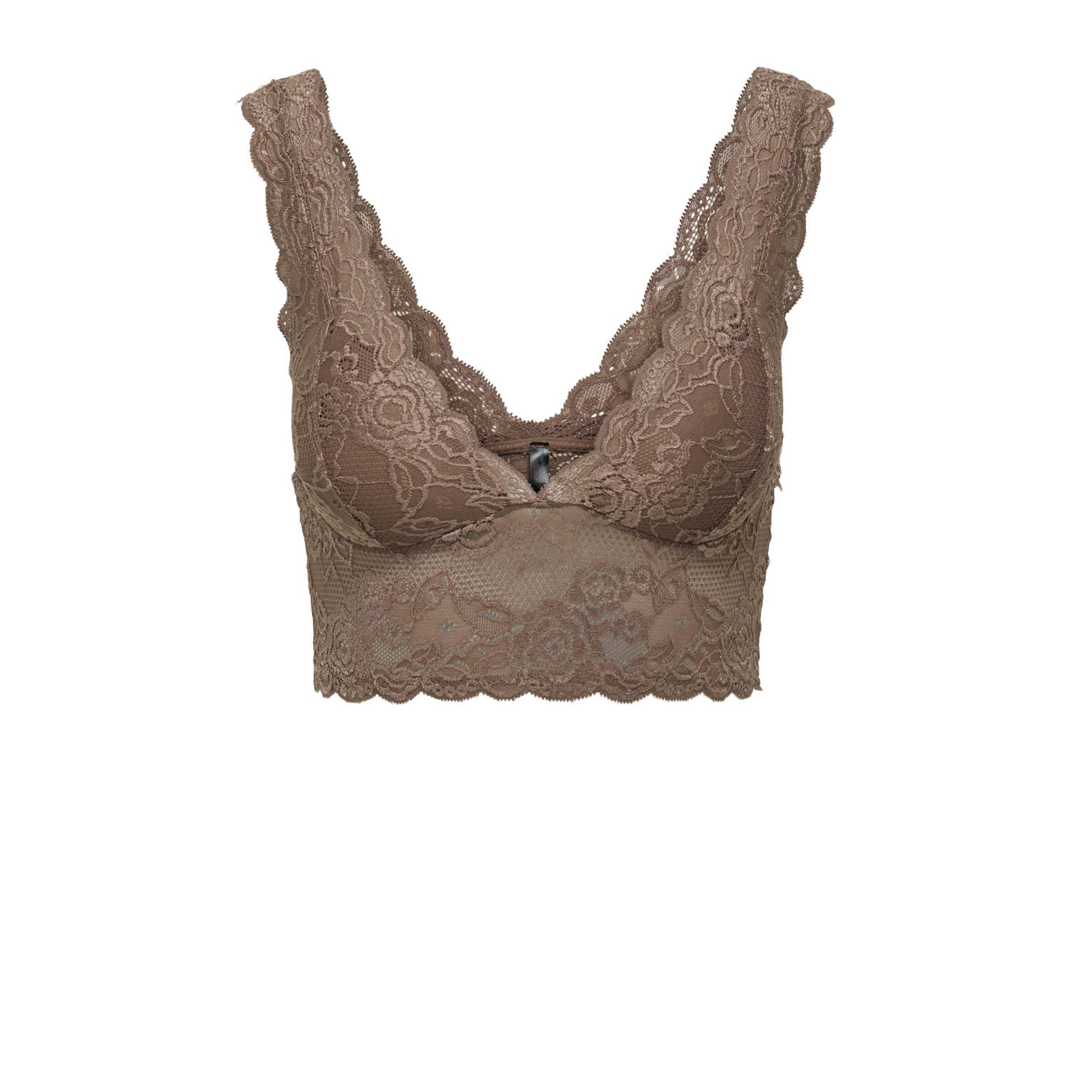 ONLY voorgevormde bralette ONLCHLOE bruin