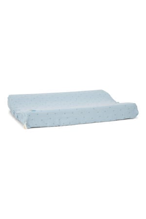 aankleedkussenhoes Pure Denim Blue blauw