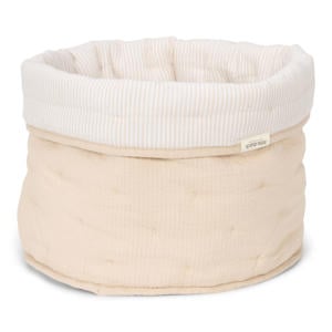 commodemandje klein Pure Soft Beige Stripe