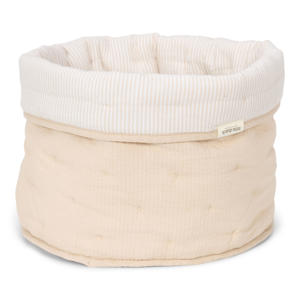 commodemandje klein Pure Soft Beige Stripe
