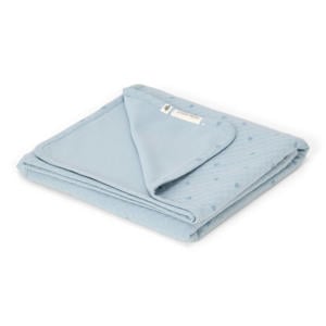 ledikantdeken  Pure Denim Blue blauw