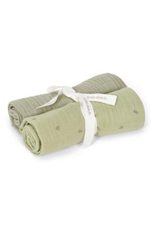 hydrofiel swaddle doeken  Pure Sage groen