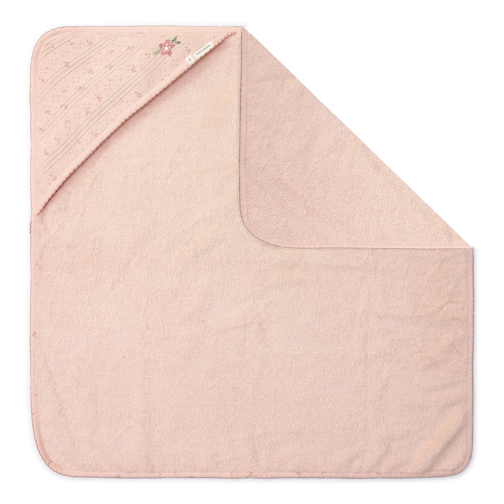 Little Dutch badcape Pure Blossom roze