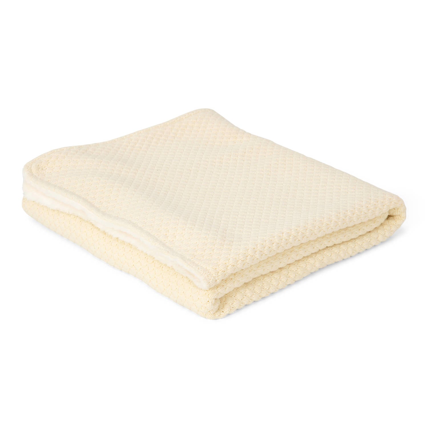 Little Dutch wiegdeken gebreid Pure Soft White