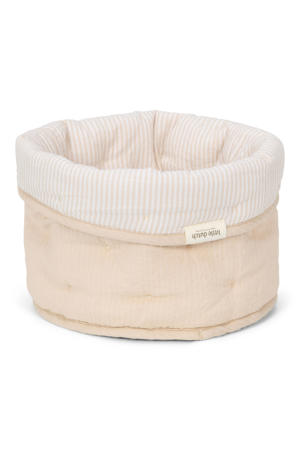 commodemandje klein Pure Soft Beige Stripe