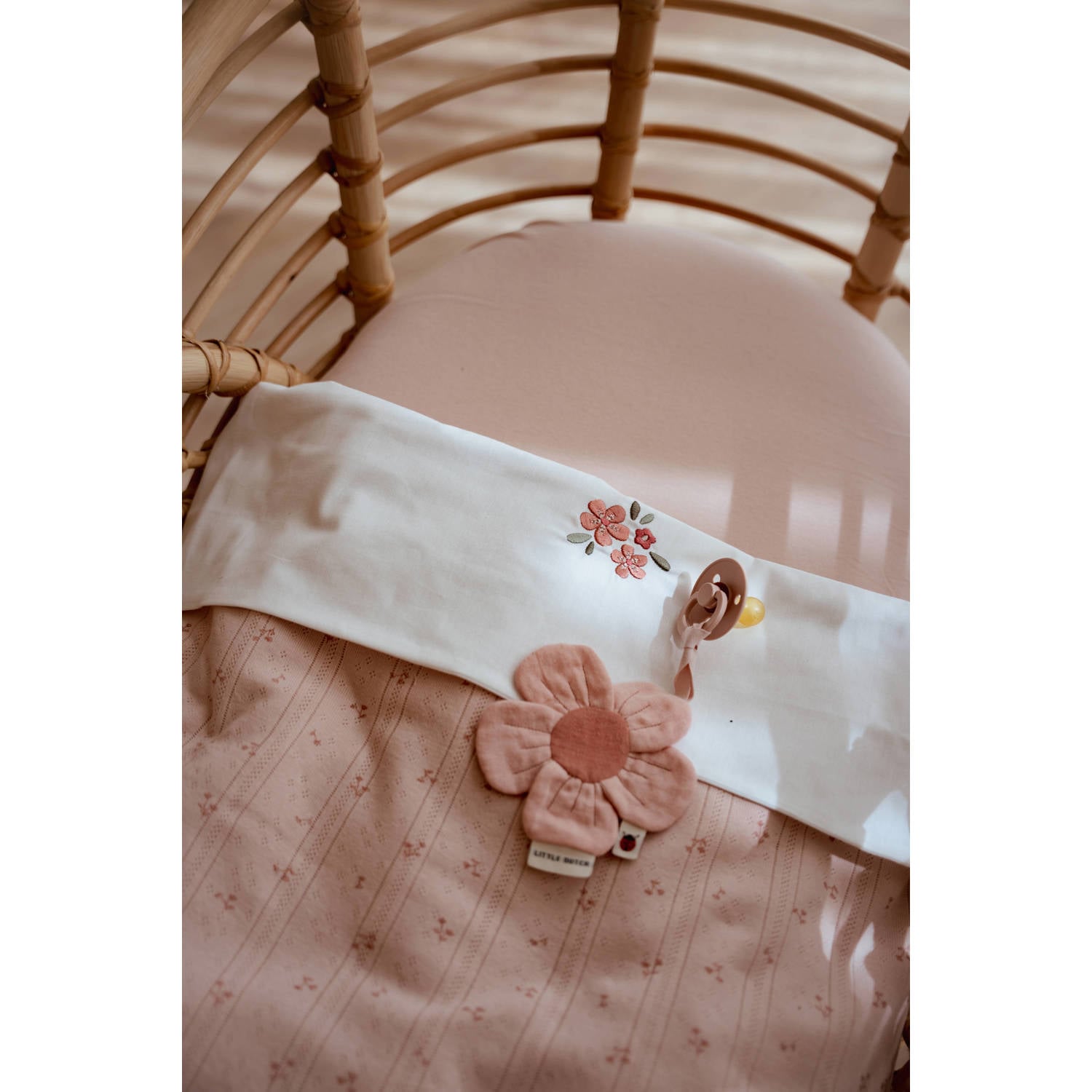 Little Dutch hoeslaken ledikant Pure Blossom roze
