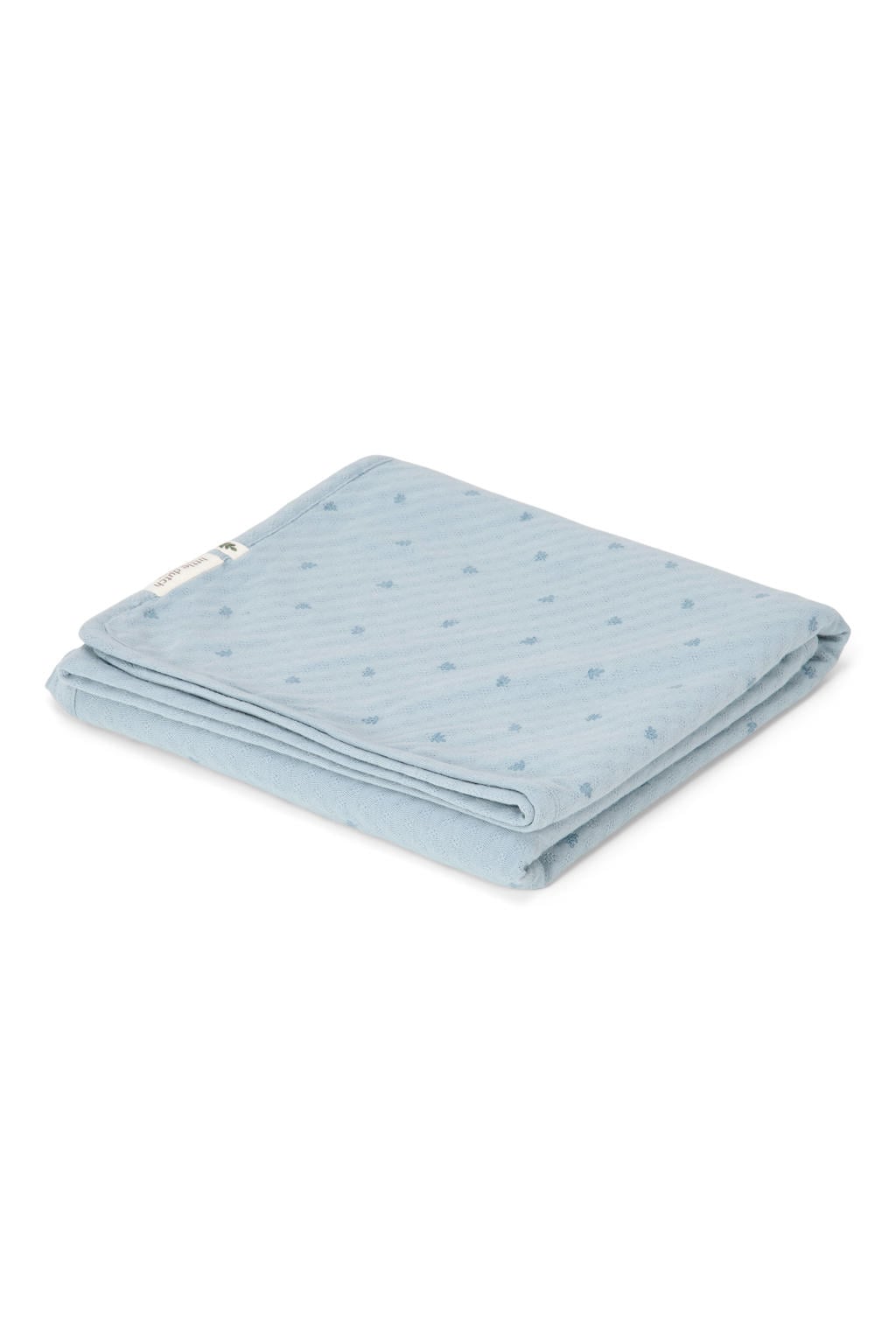 Little Dutch wiegdeken Pure Denim Blue blauw