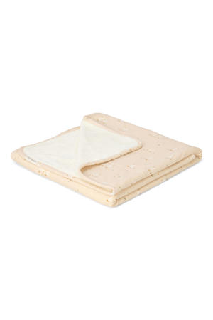 wiegdeken fleece Little Goose beige