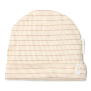 baby muts gestreept beige