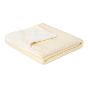 ledikantdeken gebreid Pure Soft White