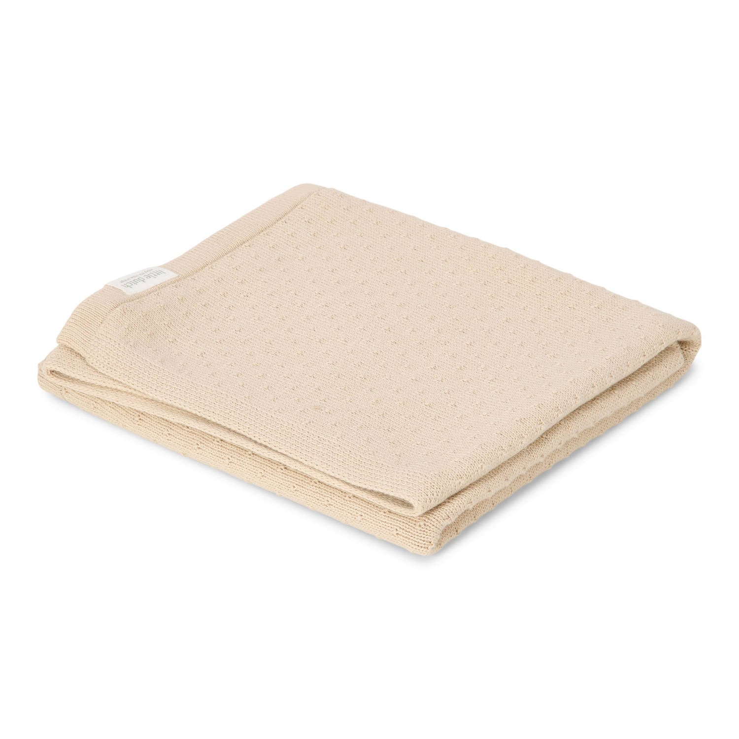 Little Dutch wiegdeken gebreid Pure Soft Beige
