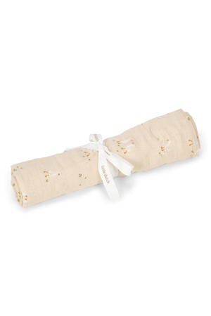 hydrofiele swaddle doek Little Goose beige