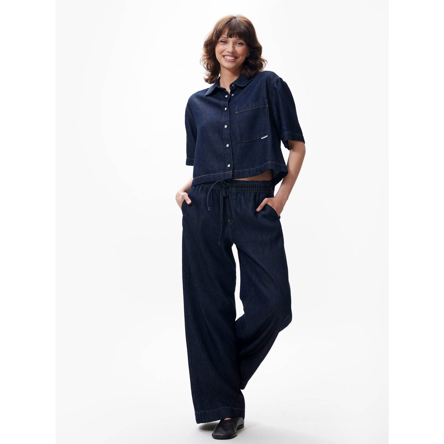 Catwalk Junkie blouse donkerblauw