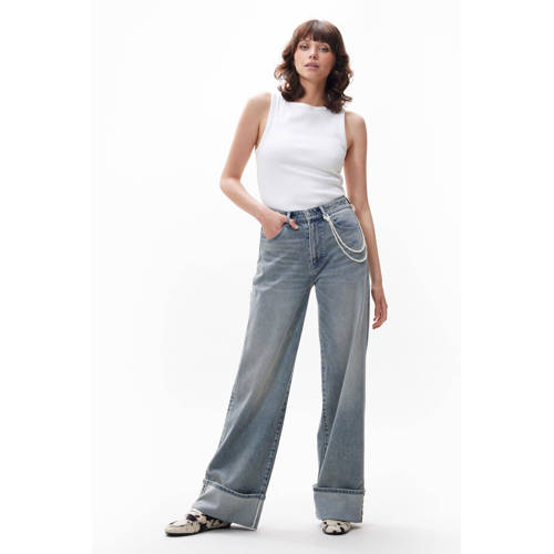 Catwalk Junkie loose fit jeans grey denim afbeelding