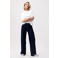 Catwalk Junkie high waist wide leg jeans dark blue denim