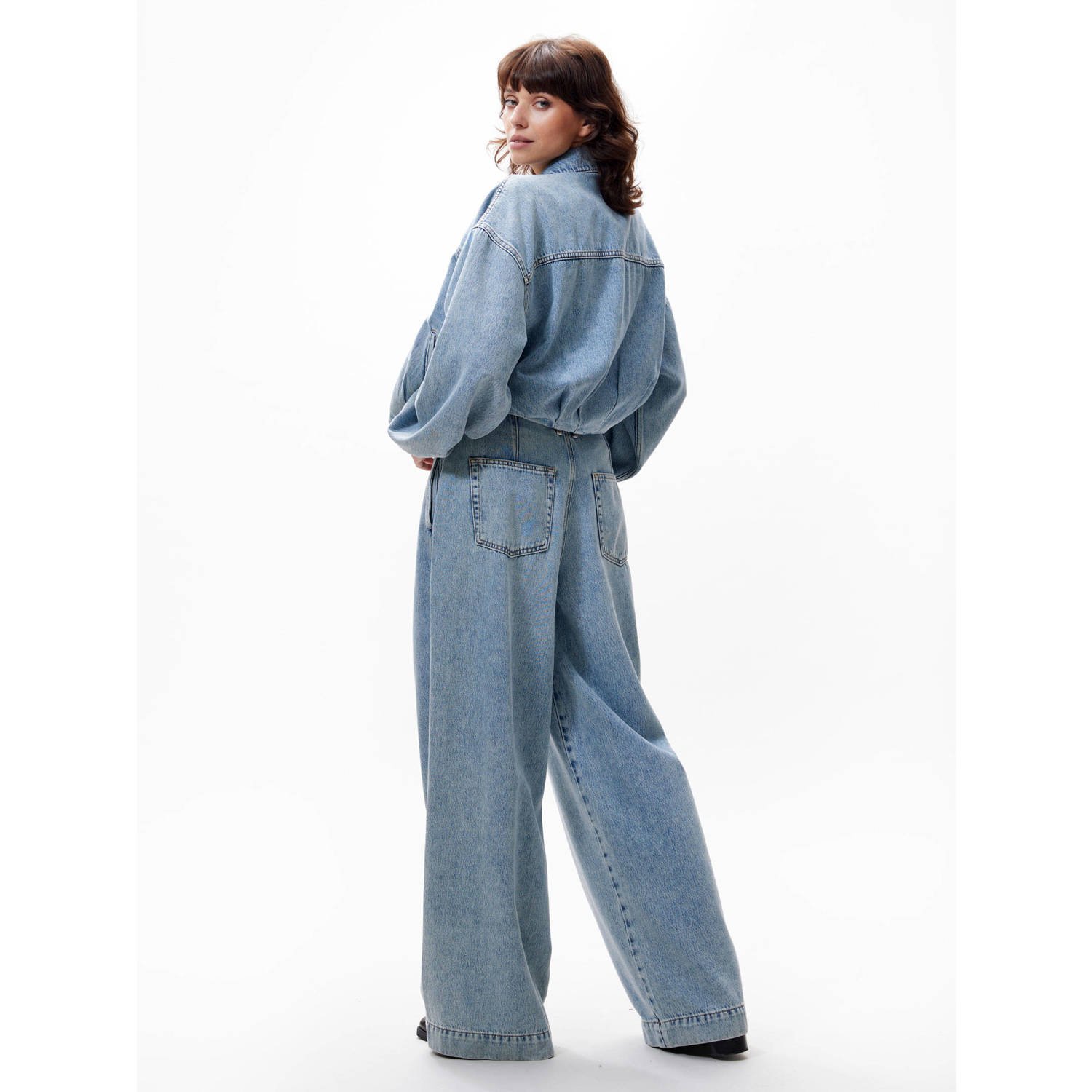 Catwalk Junkie denim spijkerjas light blue denim