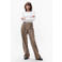 Catwalk Junkie imitatieleren wide leg regular waist casual broek bruin