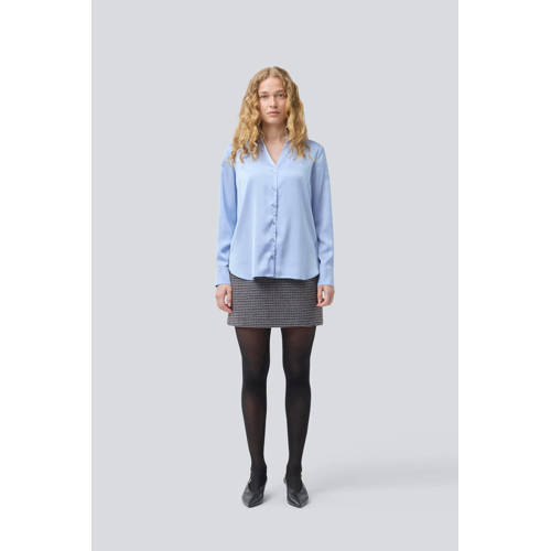 Modström blouse lichtblauw afbeelding