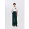 CKS wide leg high waist broek groen