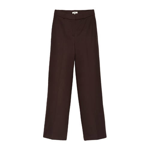 CKS straight high waist broek bruin afbeelding