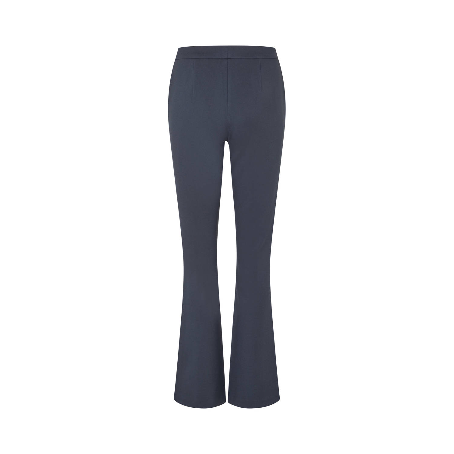 Modström flared high waist broek grijs